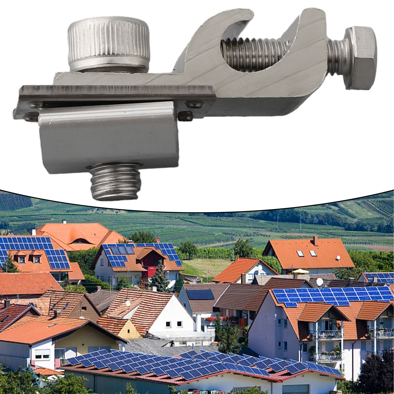 Solar Panel Mounting Bracket Clamps Ground Lugs Fasteners Photovoltaic Support