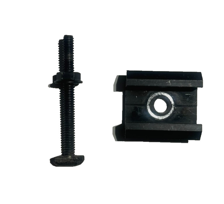 Lot of 4 UniRac Solar Mount Mid Clamps EF 2.5″ Dark Finish