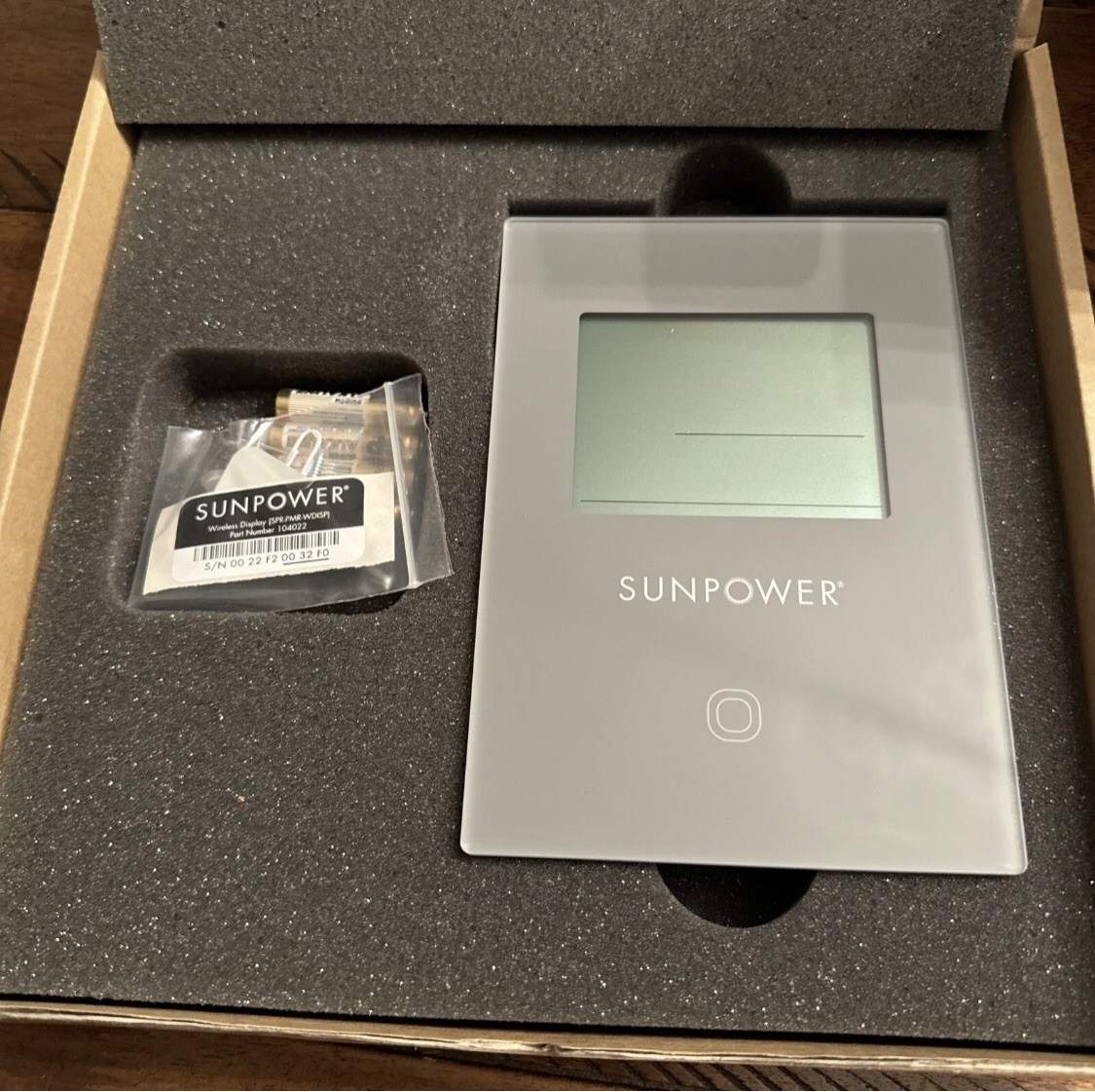 Sunpower Performance Monitoring Wireless Display Part #104022 (SPR-PMR-WDISP)