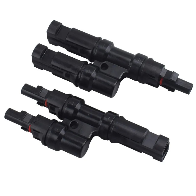 1 Pair IP67 Solar PV Connector Approved 2 to 1 T Branch Male and Female Solar 10
