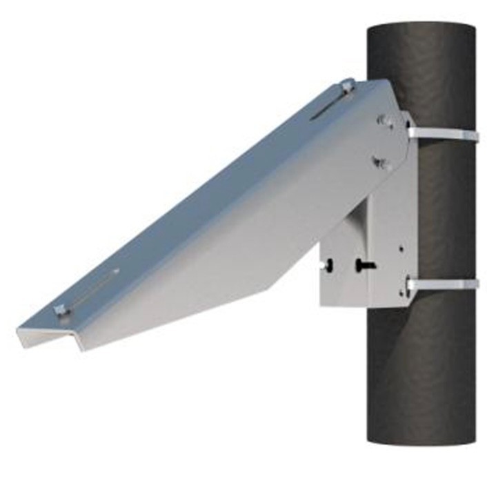 26″ Side of Pole Solar Panel Mount