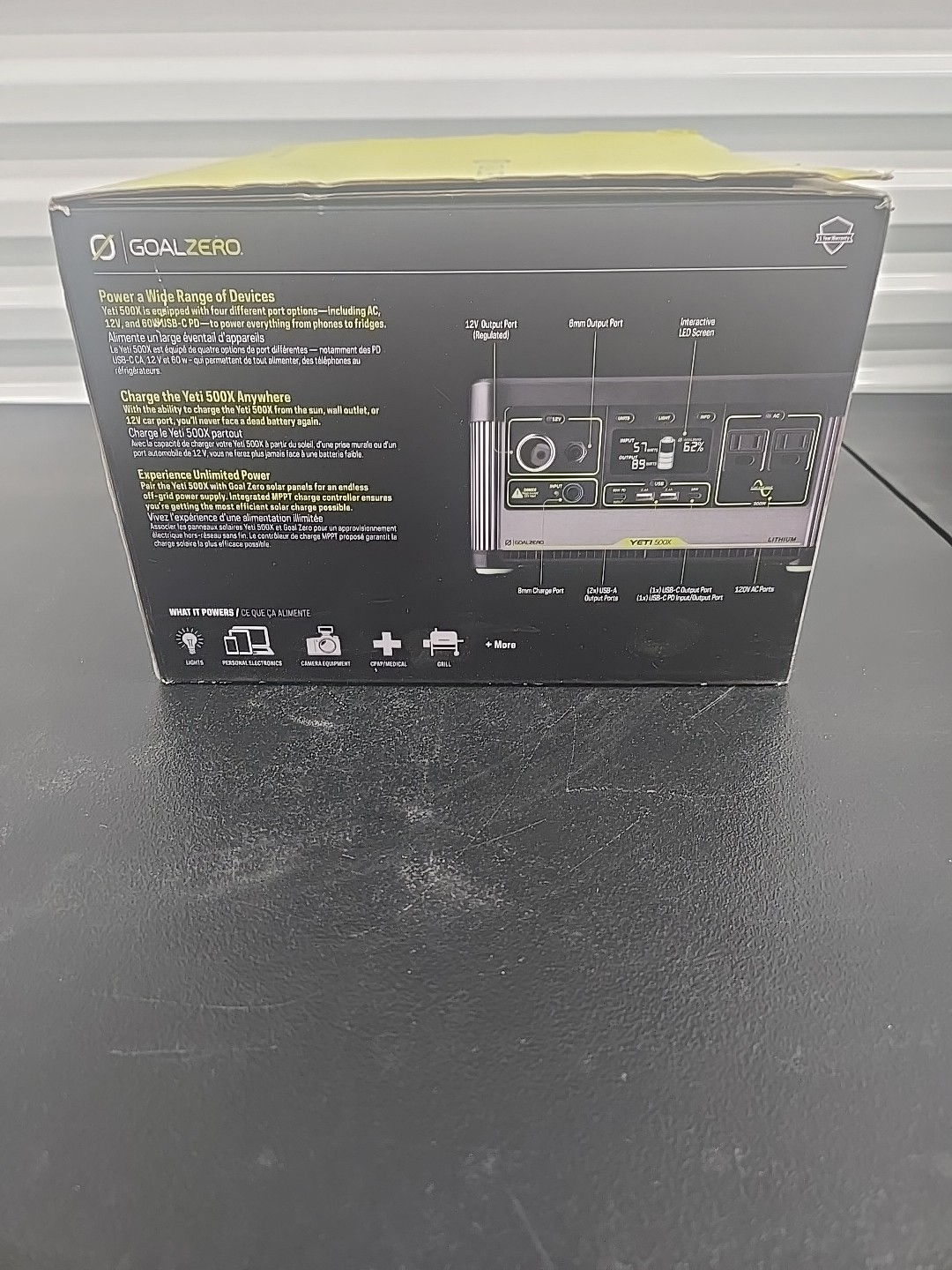 Goal Zero Yeti 500X Lithium Portable Power Station – GZ36100