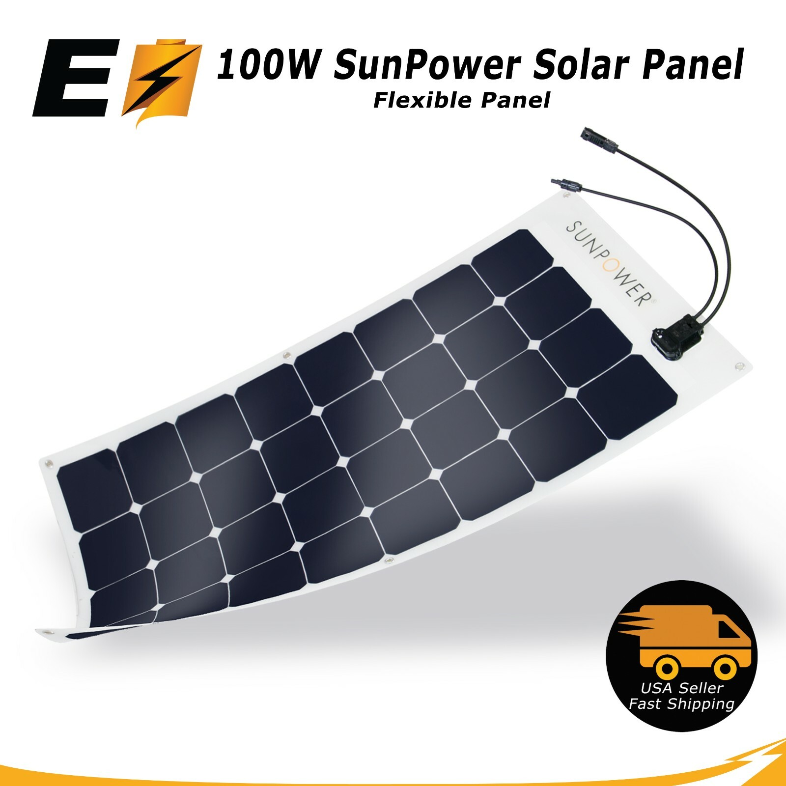 SunPower 100 Watt Mono Solar Panel works great for Yachts/Boat