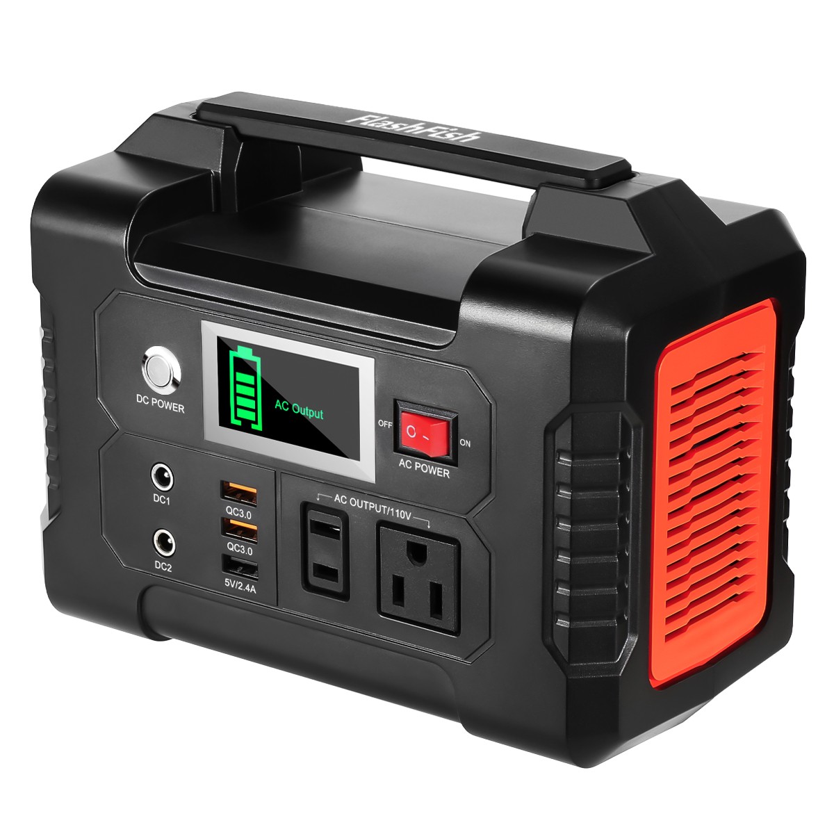 200W Portable Power Station, 151Wh Power Bank with AC Outlet, Solar Generator