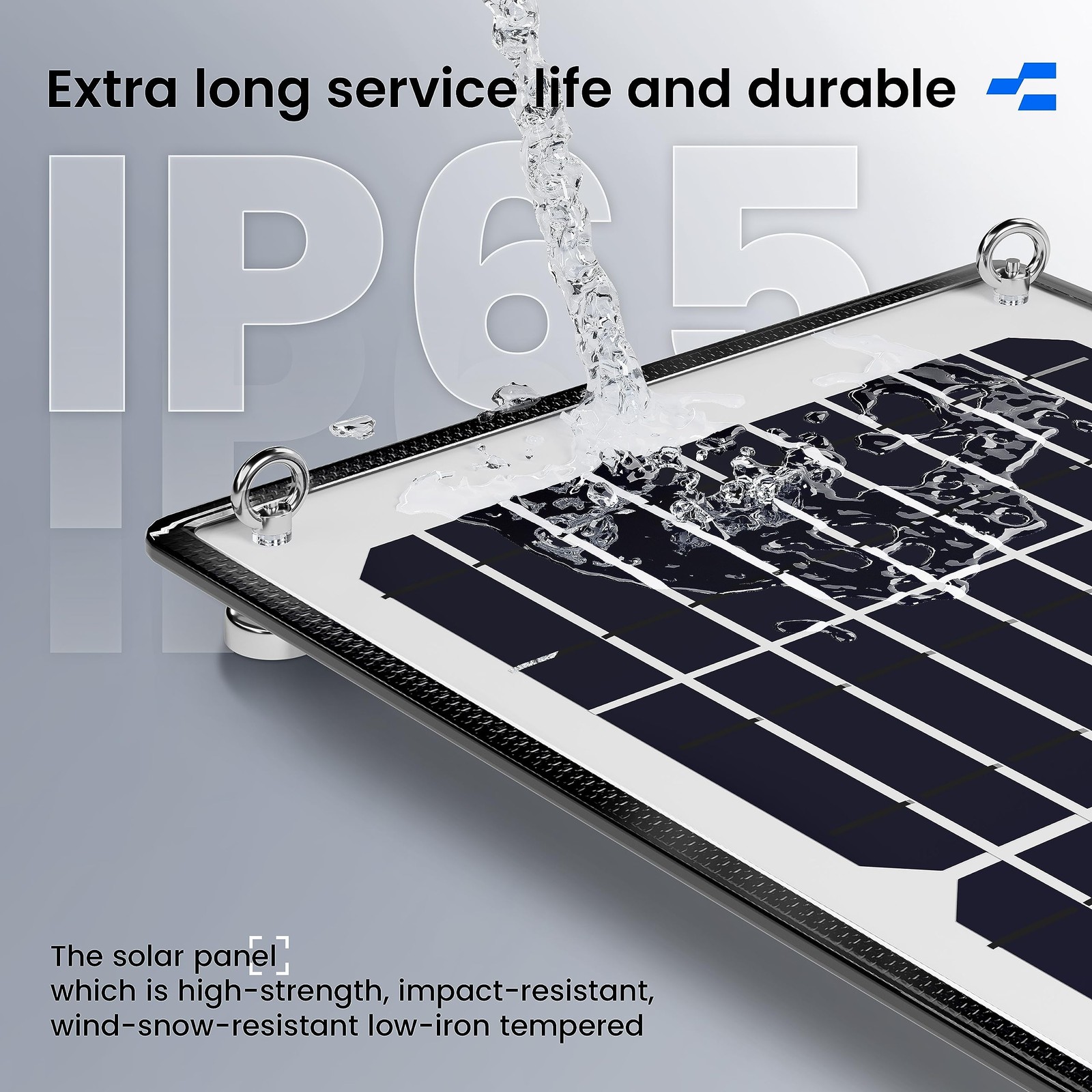 Solar Panel Kit 12v 20w Magnetic + Mppt Charge Controller Waterproof Solar Batte