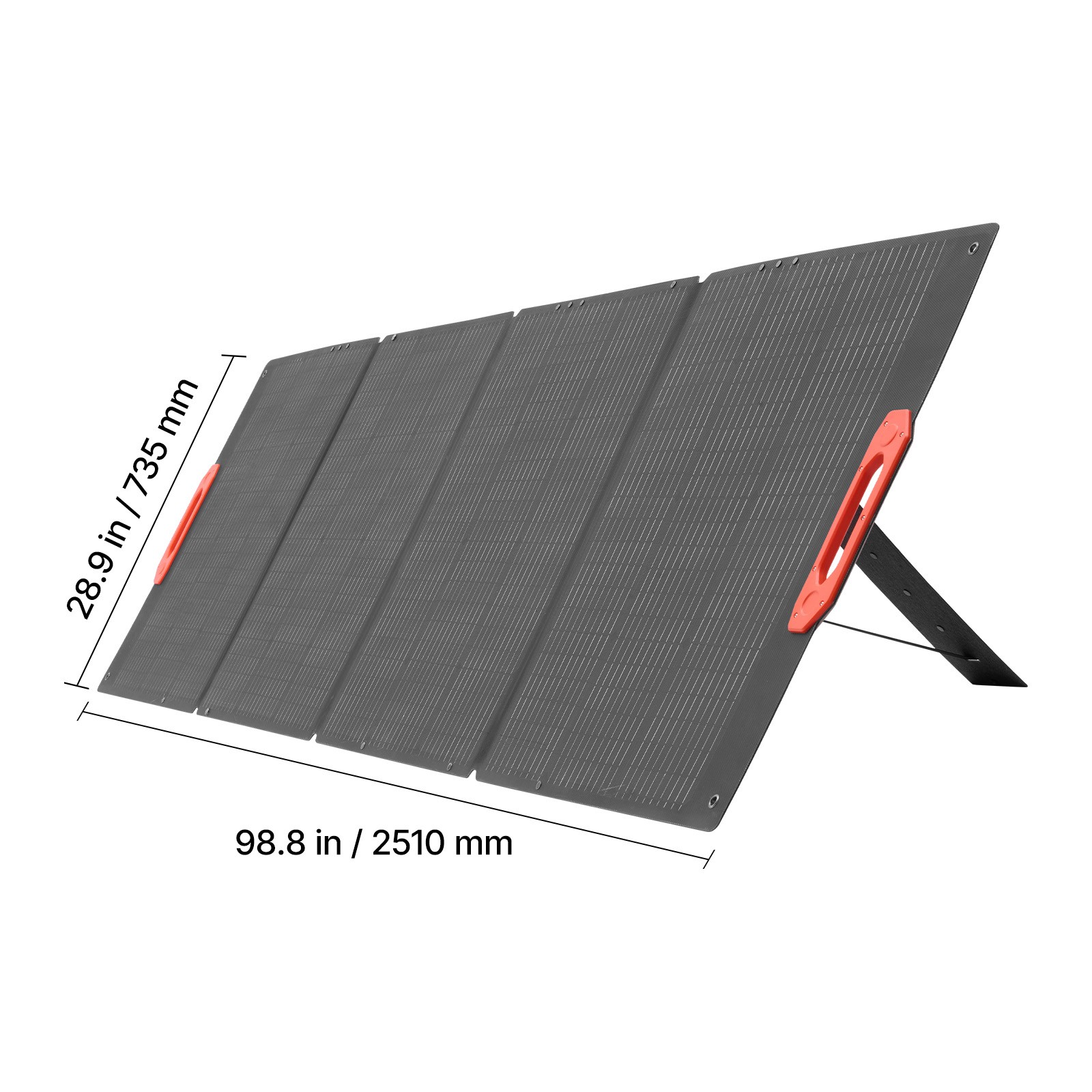 Uimoso 300W Foldable Monocrystalline Solar Panel with Portable ETFE Design
