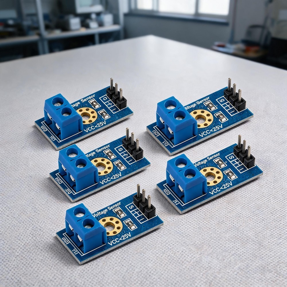 For DC 0-25V Input Voltage Detection Module for Microcontroller AD Pins