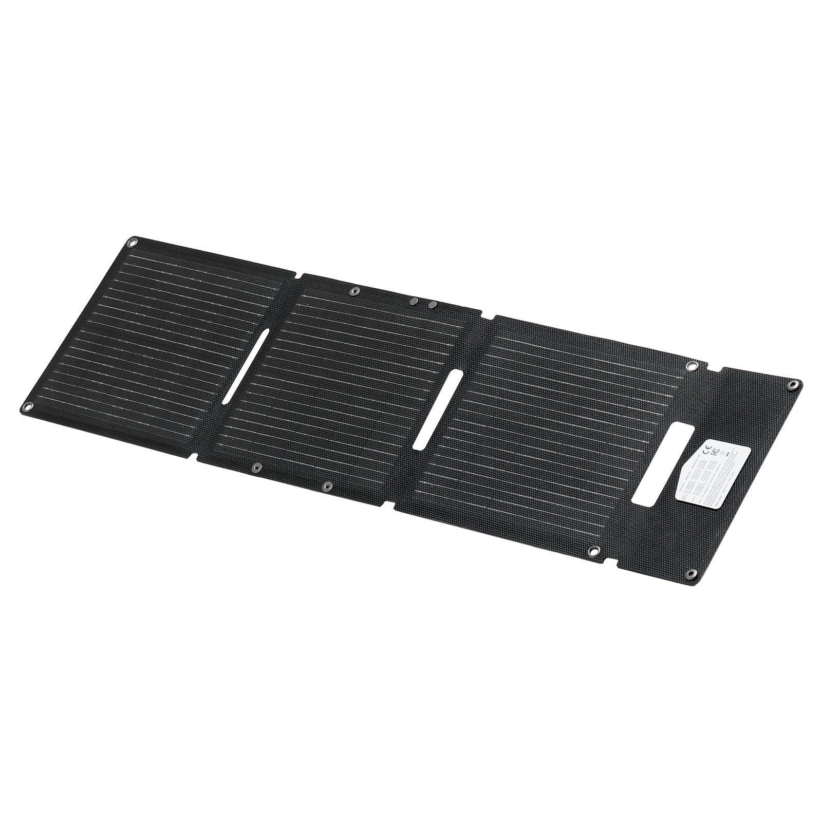 30W Foldable Solar Charger: 16BB Cells, 24% Conversion, USB-A/QC3.0/Type-C