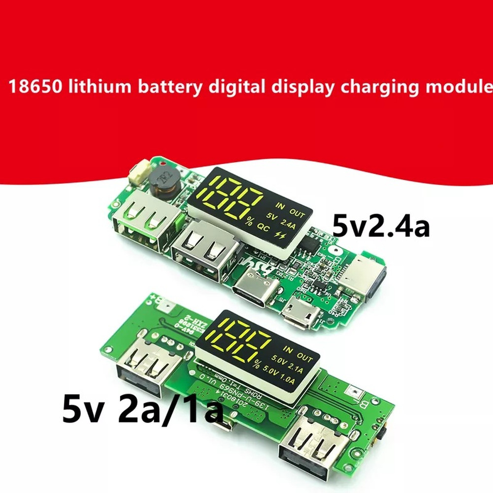 Battery Management Travel Power Backup Power Bank Module 5V Total Output