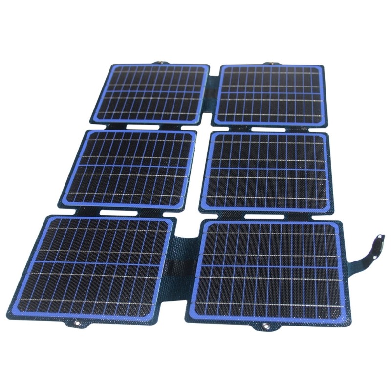 30W 12V/5V ETFE Monocrystalline Solar Panel Charging Device Mobile Power