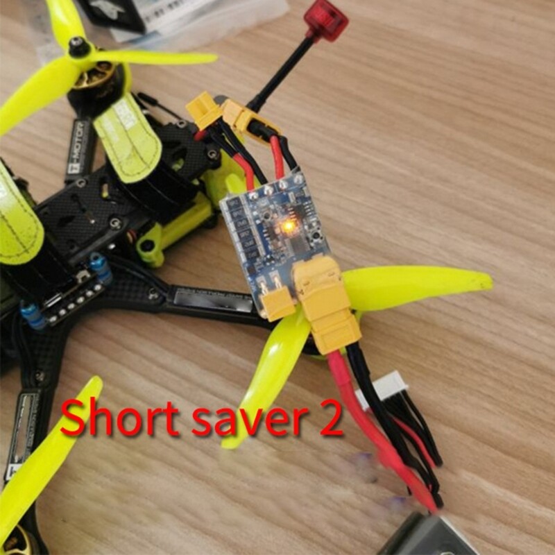 Lightweight UAV Circuit Protector Short Saver 2 XT30 TX60 for 2S to 6S Batteries