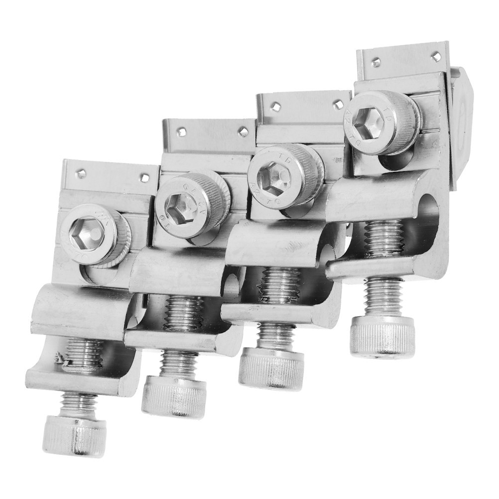 4 Pcs Solar Mounting System Accessories Aluminum Grounding Lug Wire Clamps