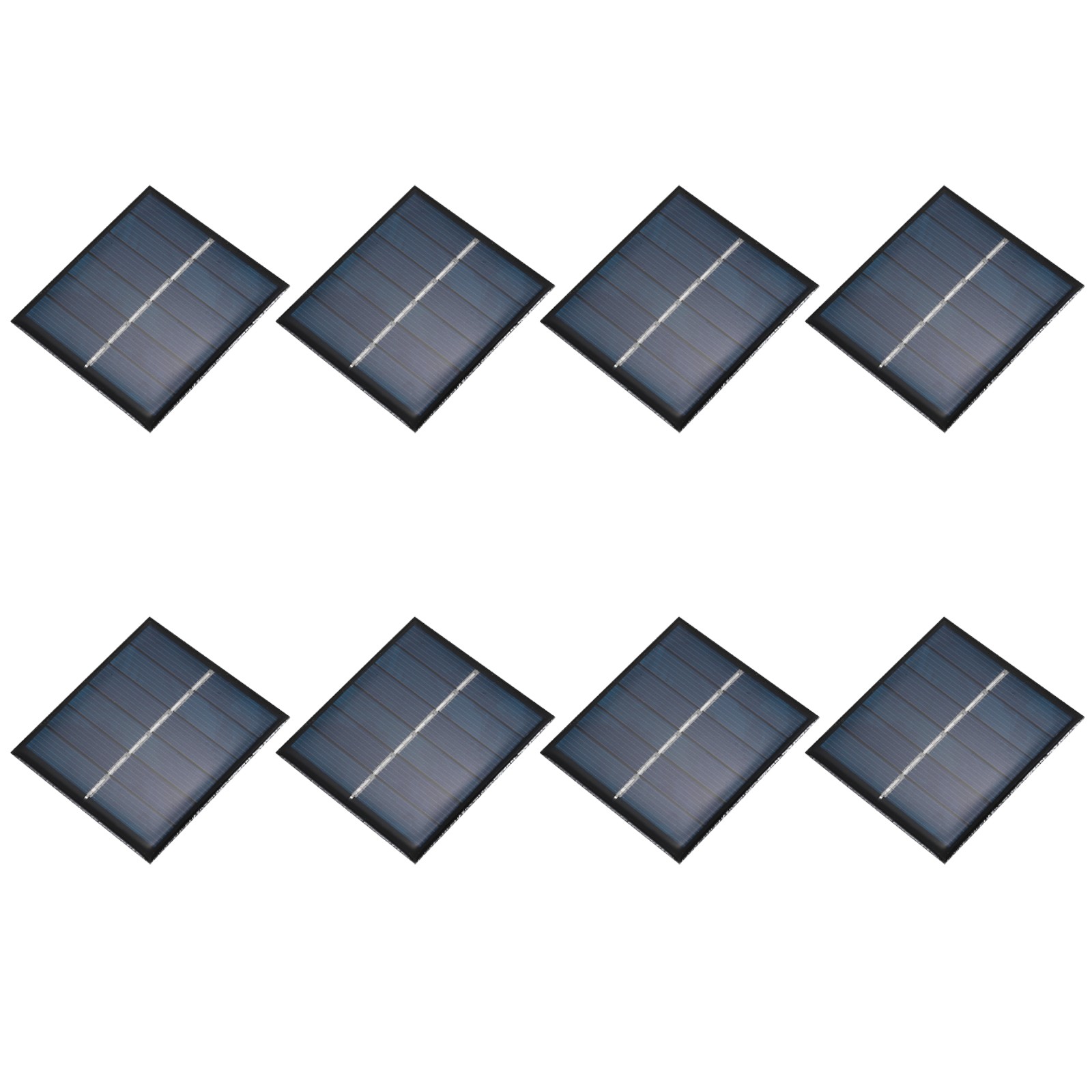 8PCS Mini Solar Panels 3V 0.33W 0.11A for Small Solar Cells