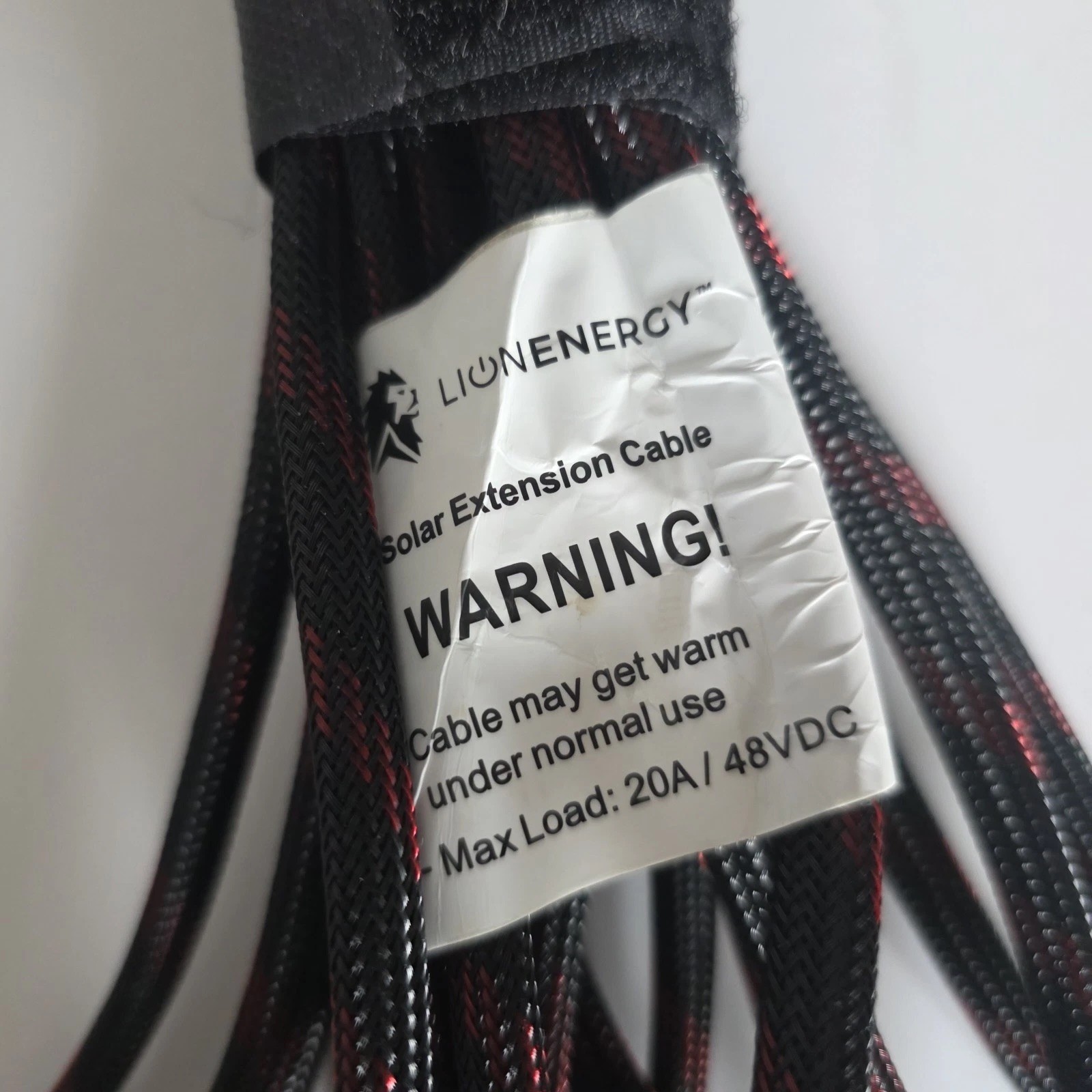 Lion Energy 25 ft Solar Power Connector Anderson Cable 20A Capacity
