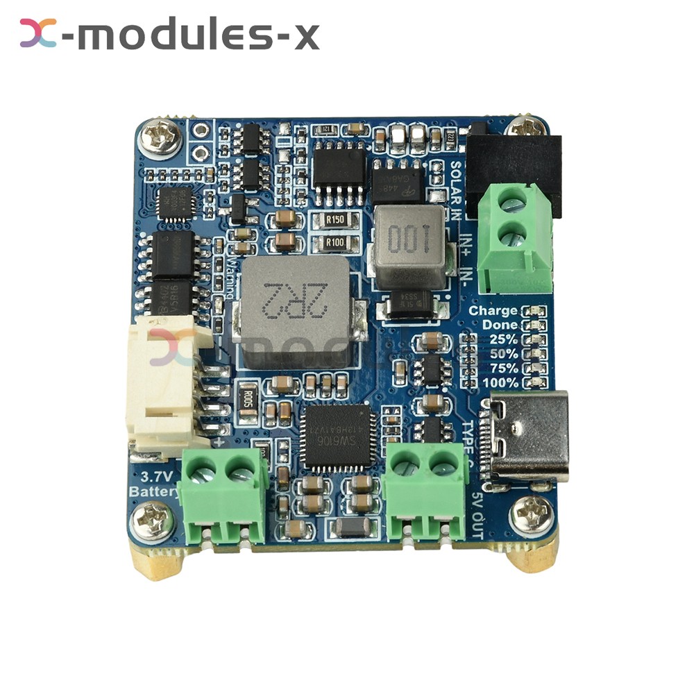 6-24V Solar Panel Power Management Module 5V 3A Supports MPPT, PD QC FCP SFCP