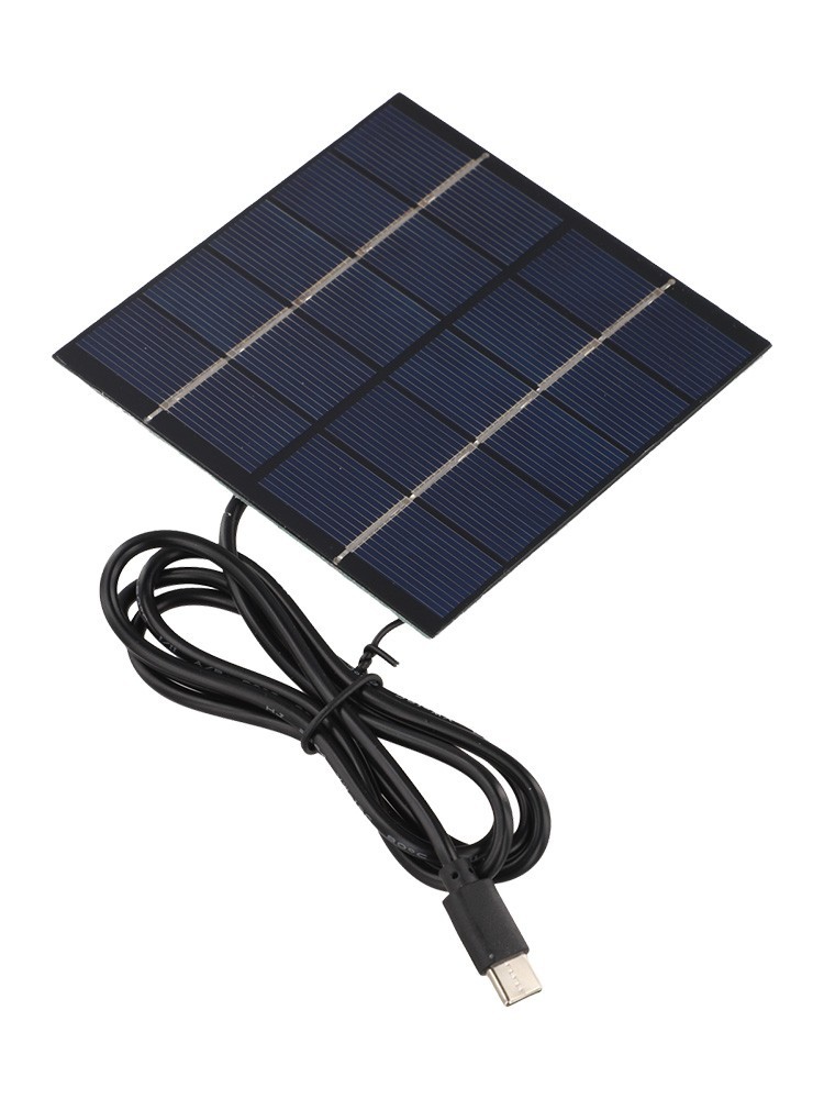 Outdoor Charger 1 Meter USB Cable 1.5W Solar Output Compatible Mobile Devices