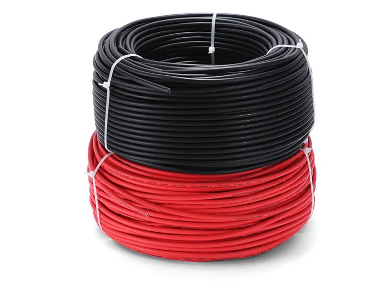 PV Cable 2.5/4/6mm² 10-14AWG 1-30M Wire with Panel Connector Stecker Set