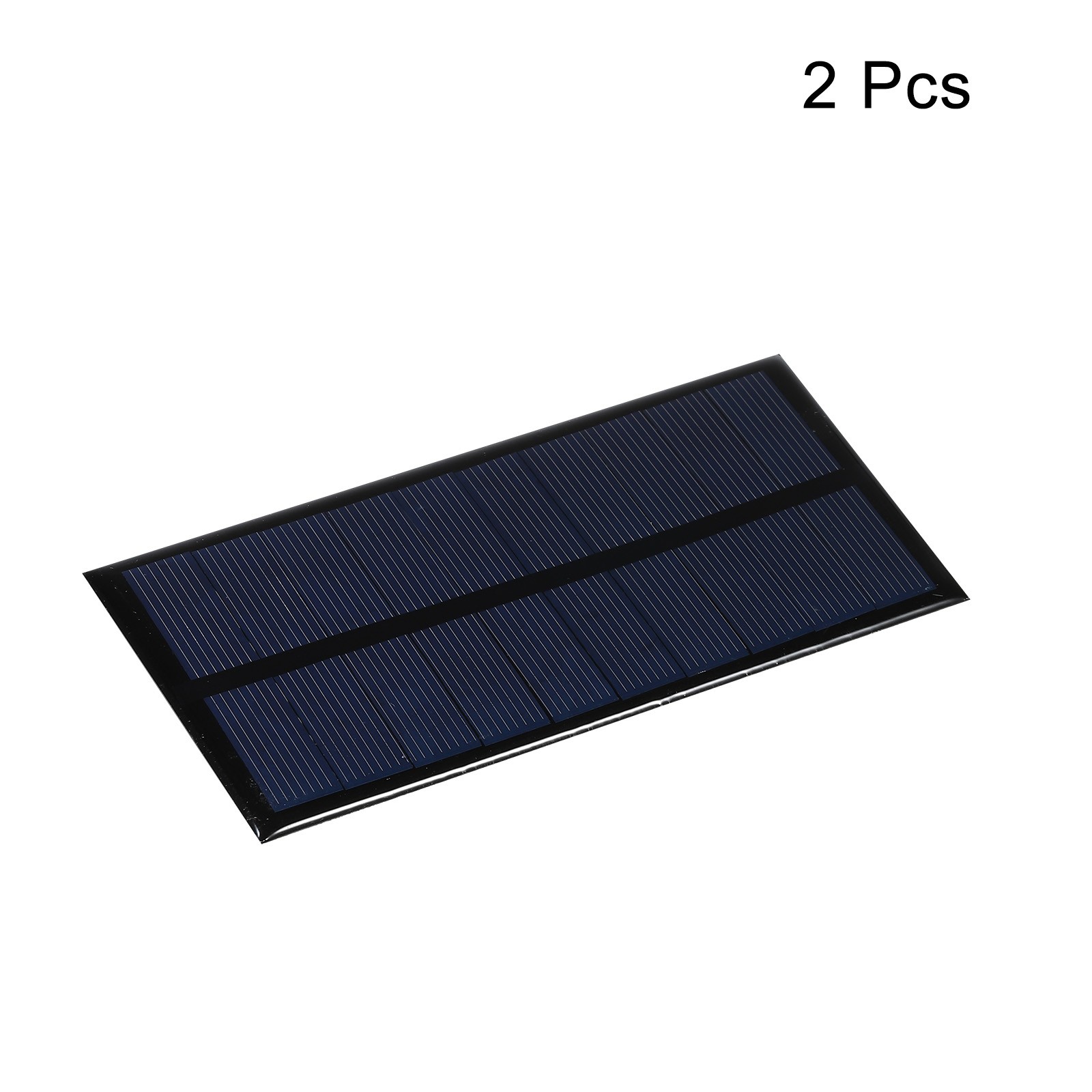 2Pack Mini Solar Panel Cell 5V 200mA 1W 130mm x 60mm for DIY Project