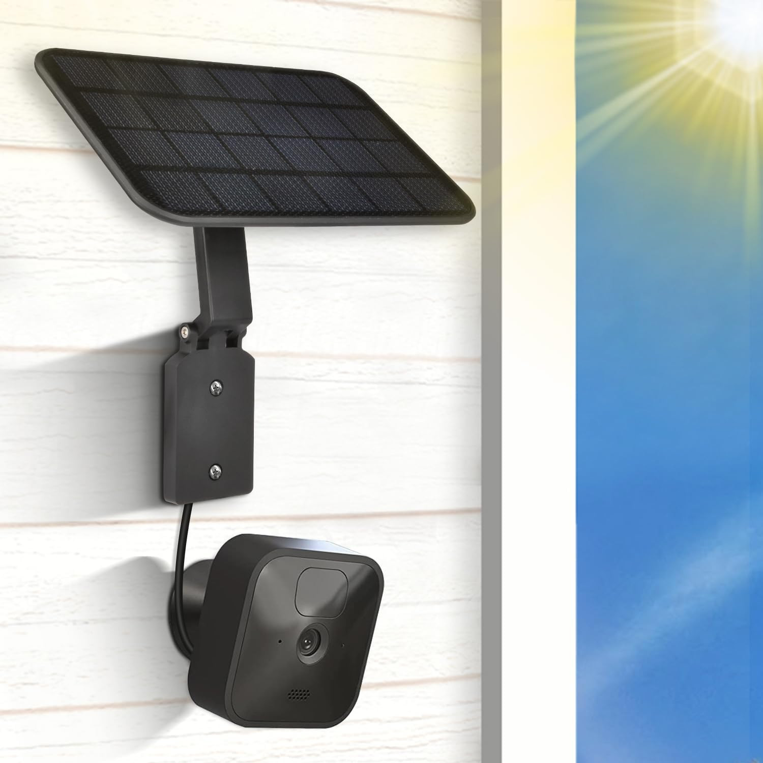Solar Panel for Blink Outdoor 2K+/ Outdoor 4 (4Th Gen)/And XT/XT2 Camera, 4W 5V