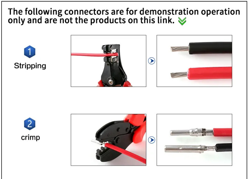 100Pairs PV Connectors 1000V 30A IP67 Waterproof Panel Cable MC4 Type For Solar