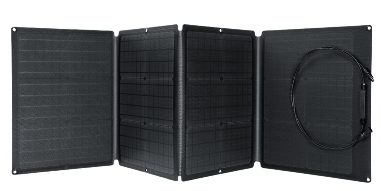 EcoFlow 110W Portable Solar Panel Kit for Power Station, IP68 Waterproof