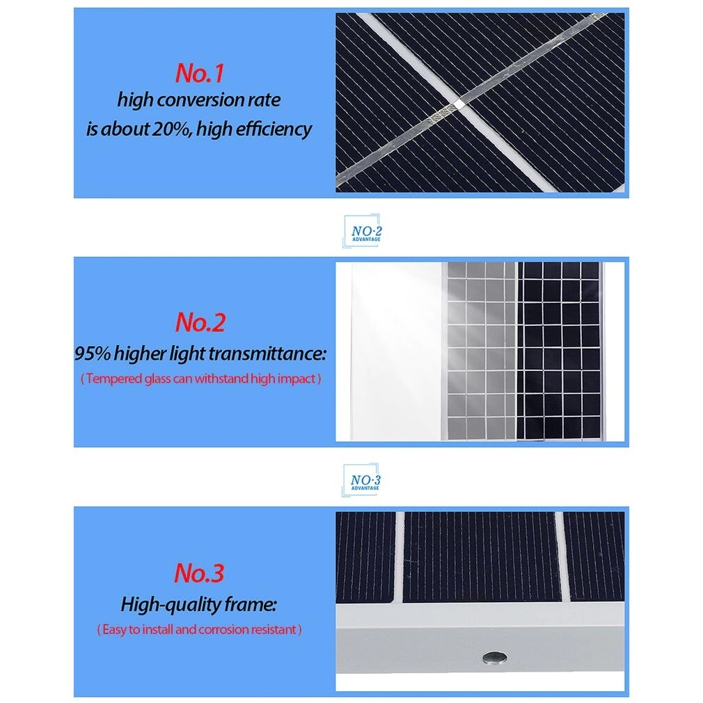 Kit Power Generation Battery Solar Panel Gifts System Charge Controller Inverter