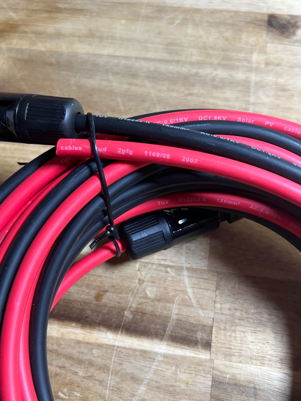 20Ft 10AWG Solar Panel Extension Cable, 10 AWG Solar Extension Cable 10 Gauge