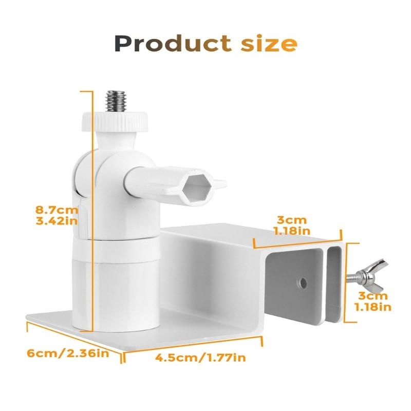 Universals Solars Panel Gutters Mounting Brackets 360 Degree Adjustable Brackets