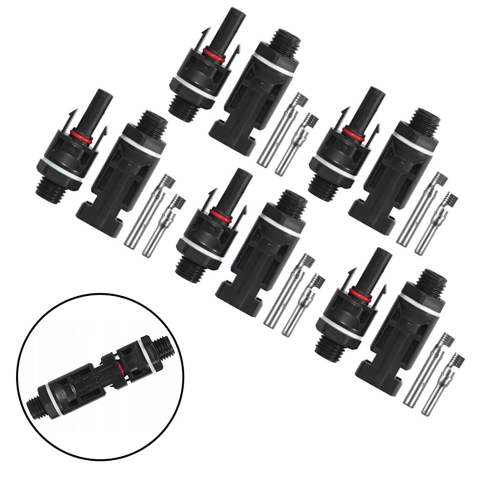 Photovoltaic Connectors Coupling Power 5 Pairs Connector Inside And Outside