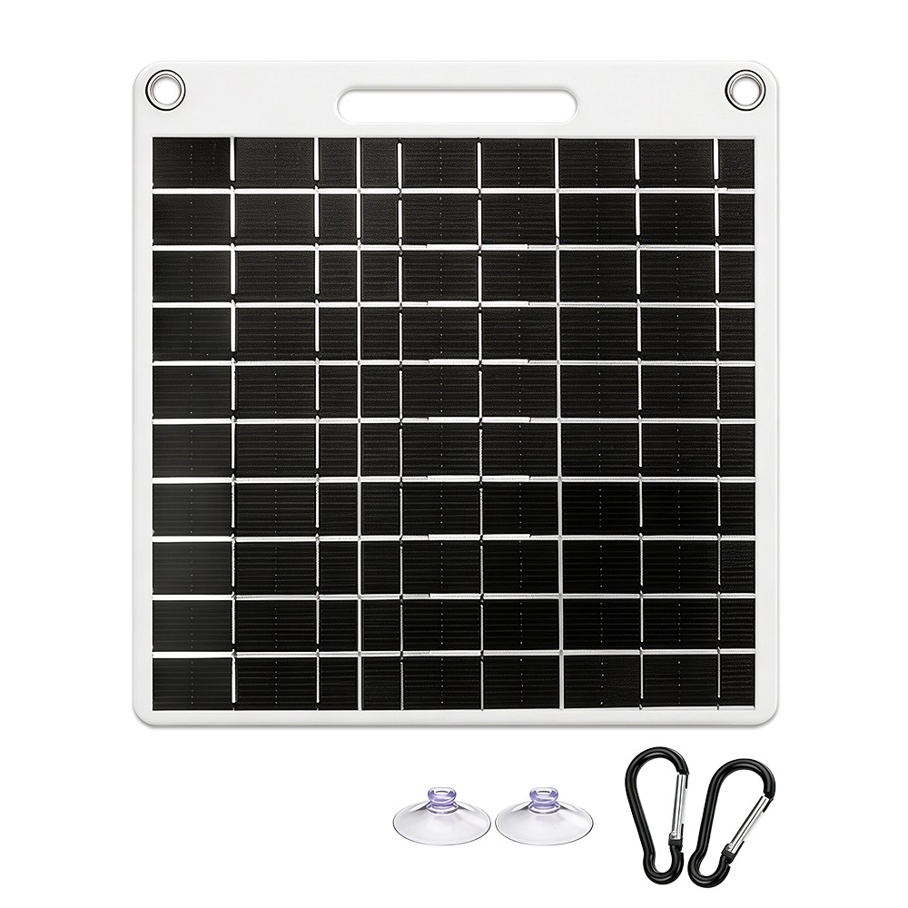 50W Flexible Solar Panel USB Output Phone Power Bank Outdoor RV Emergency Use