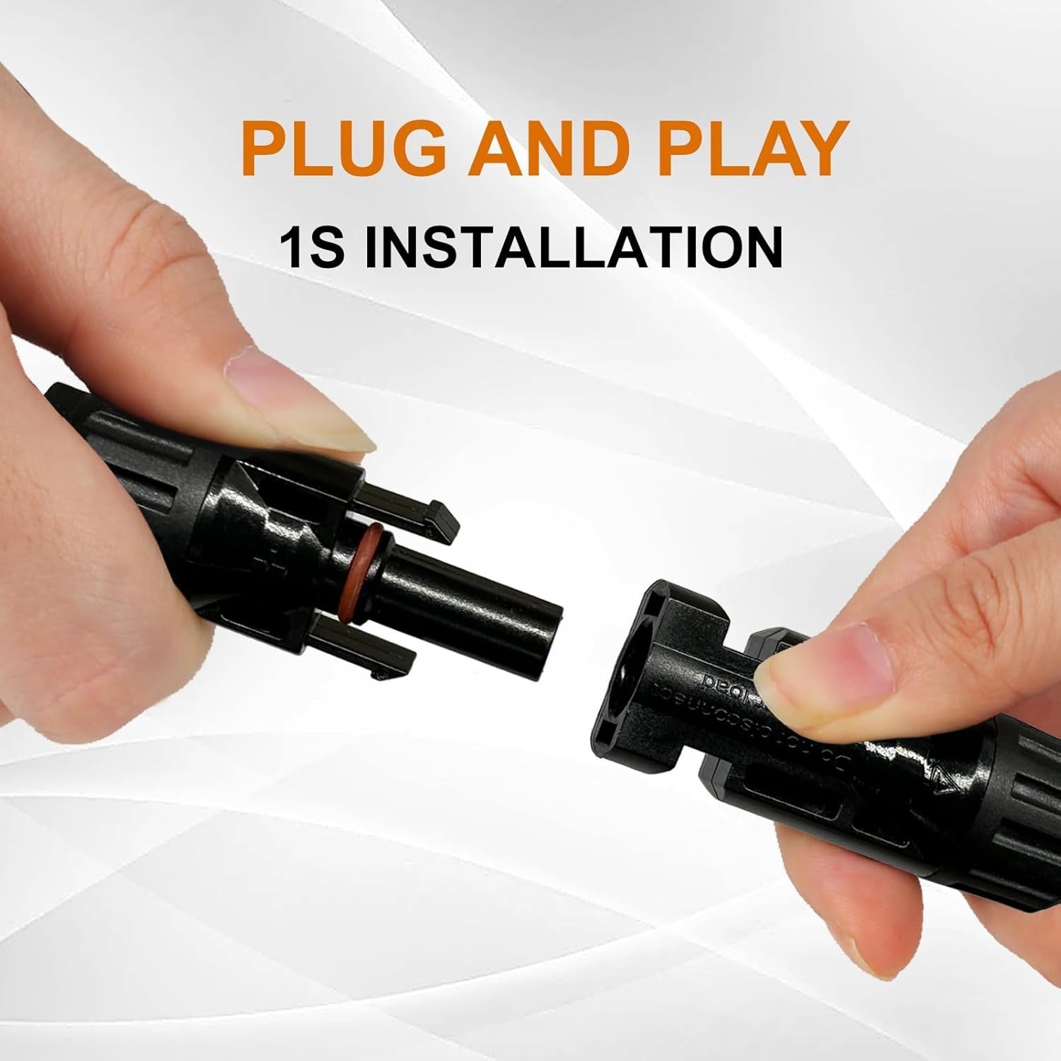 Solar Panel Y Branch Connectors, Upgraded MC4 Adapter Cable, 1 Pair Wire Plug…