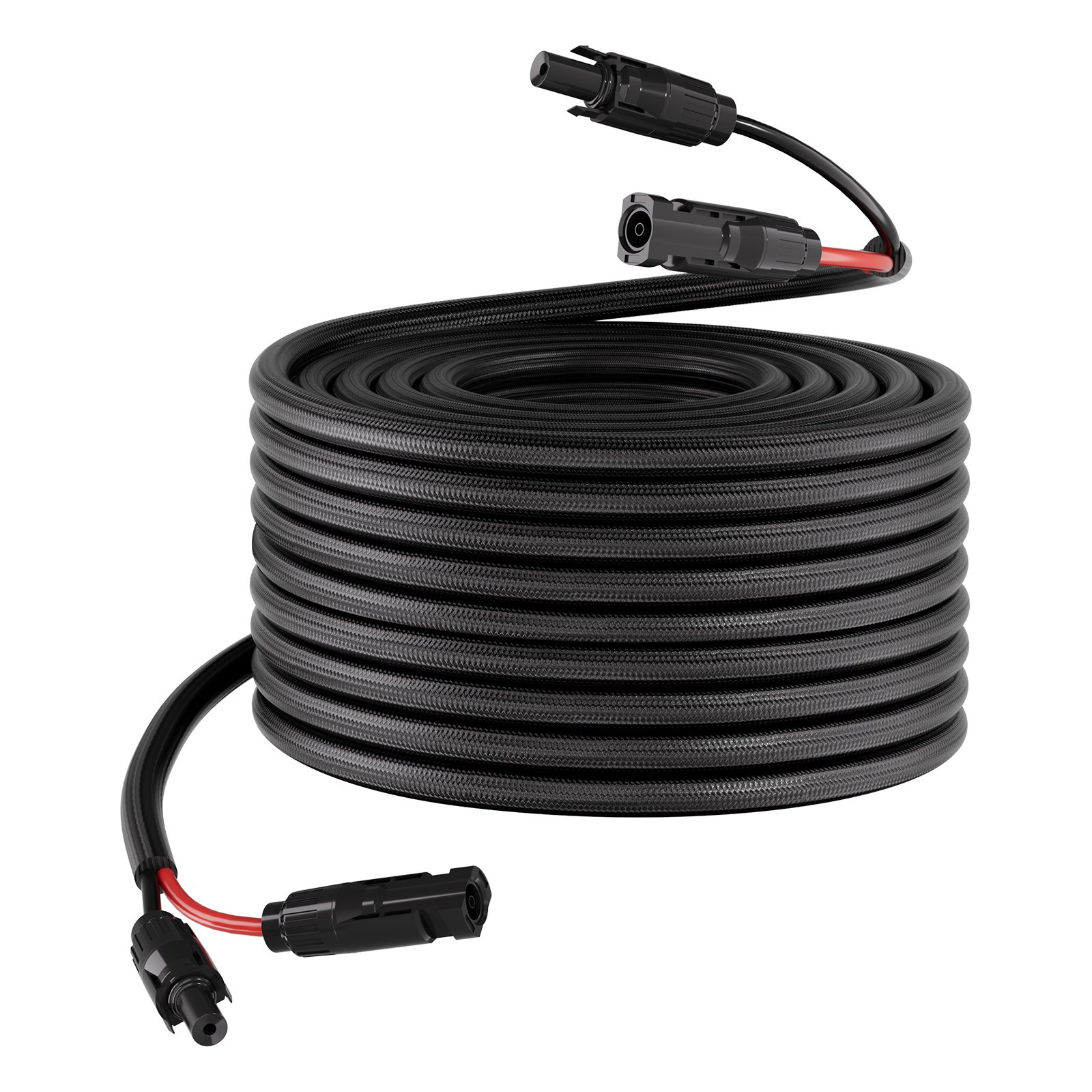 VEVOR 100FT Solar Panel Extension Cable 10AWG Solar Panel Wire with Connector