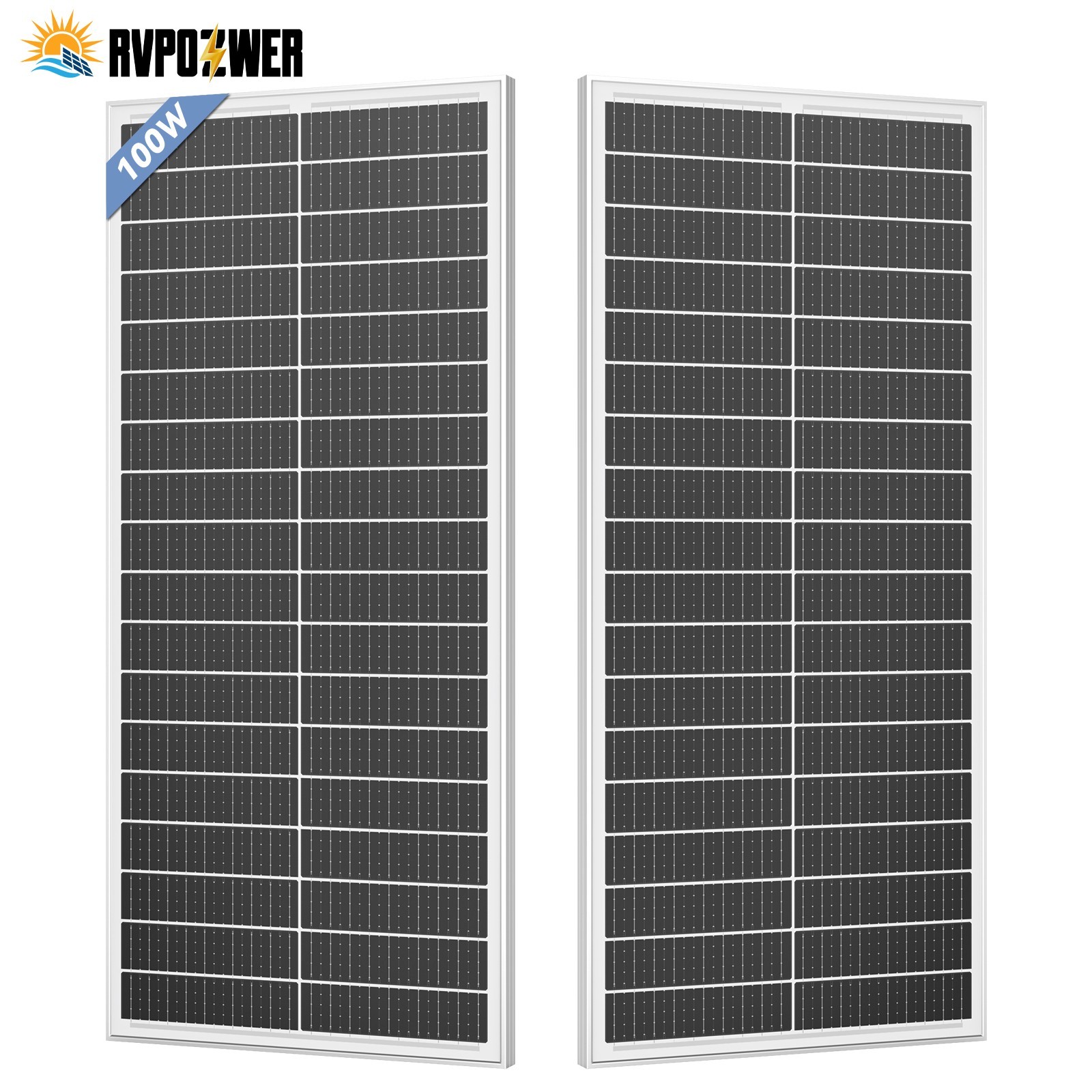 200W Mono Solar Panel 18BB N-Type Cell PV RV Boat Home Power Off Grid (2*100W)