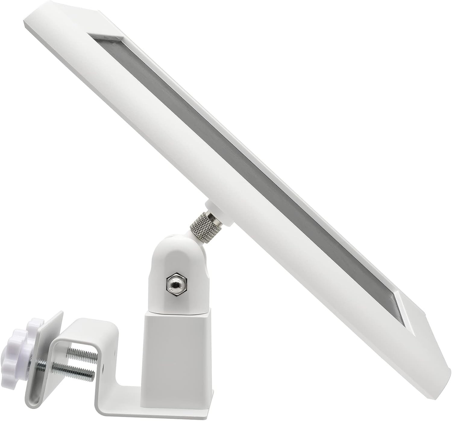 Durable White Solar Panel Gutter Mount: Easy Install for 1/4″-20 Solar Panels