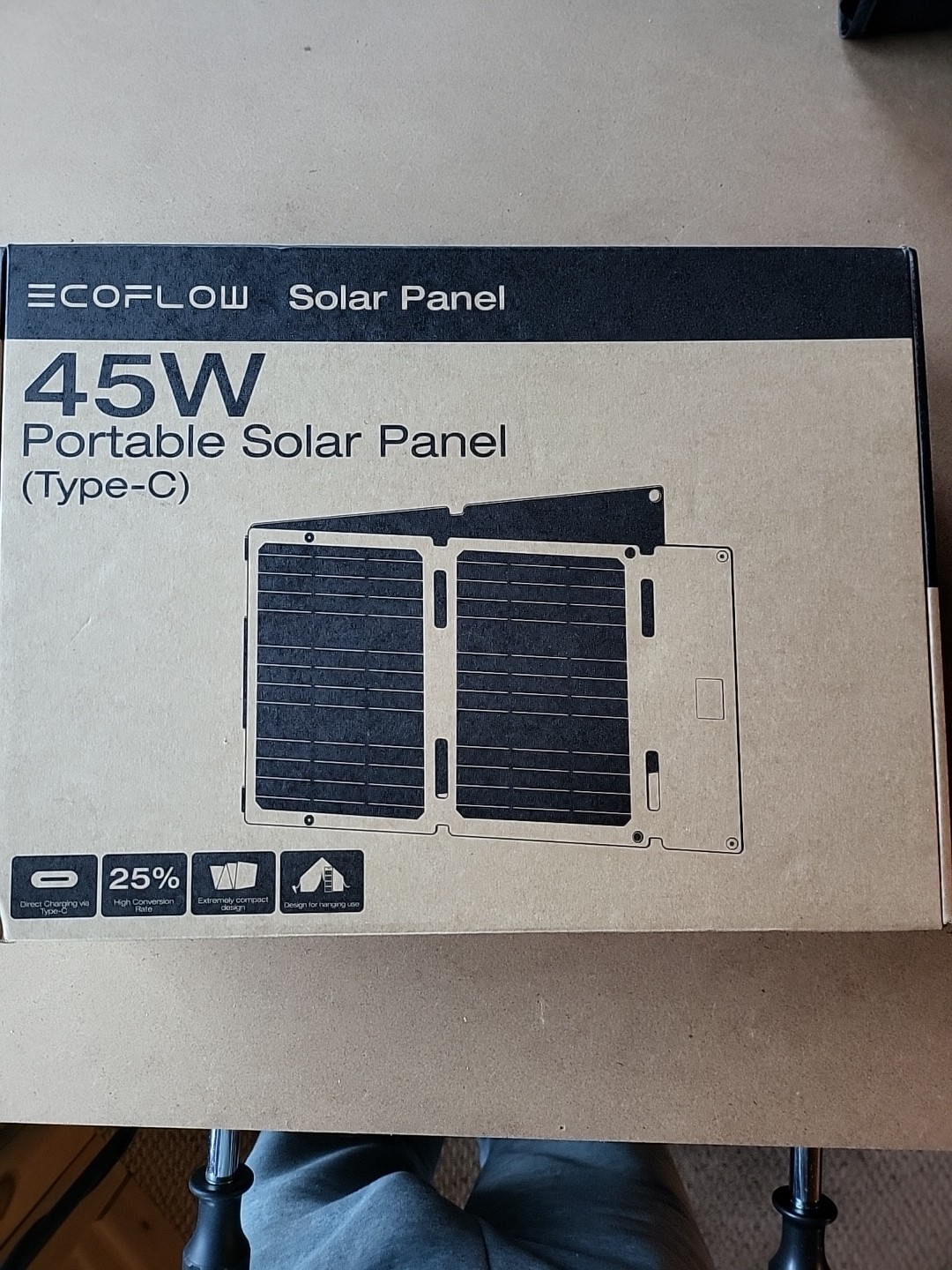 ECOFLOW SOLAR PANEL 45W Portable Type-C Packge Sealed