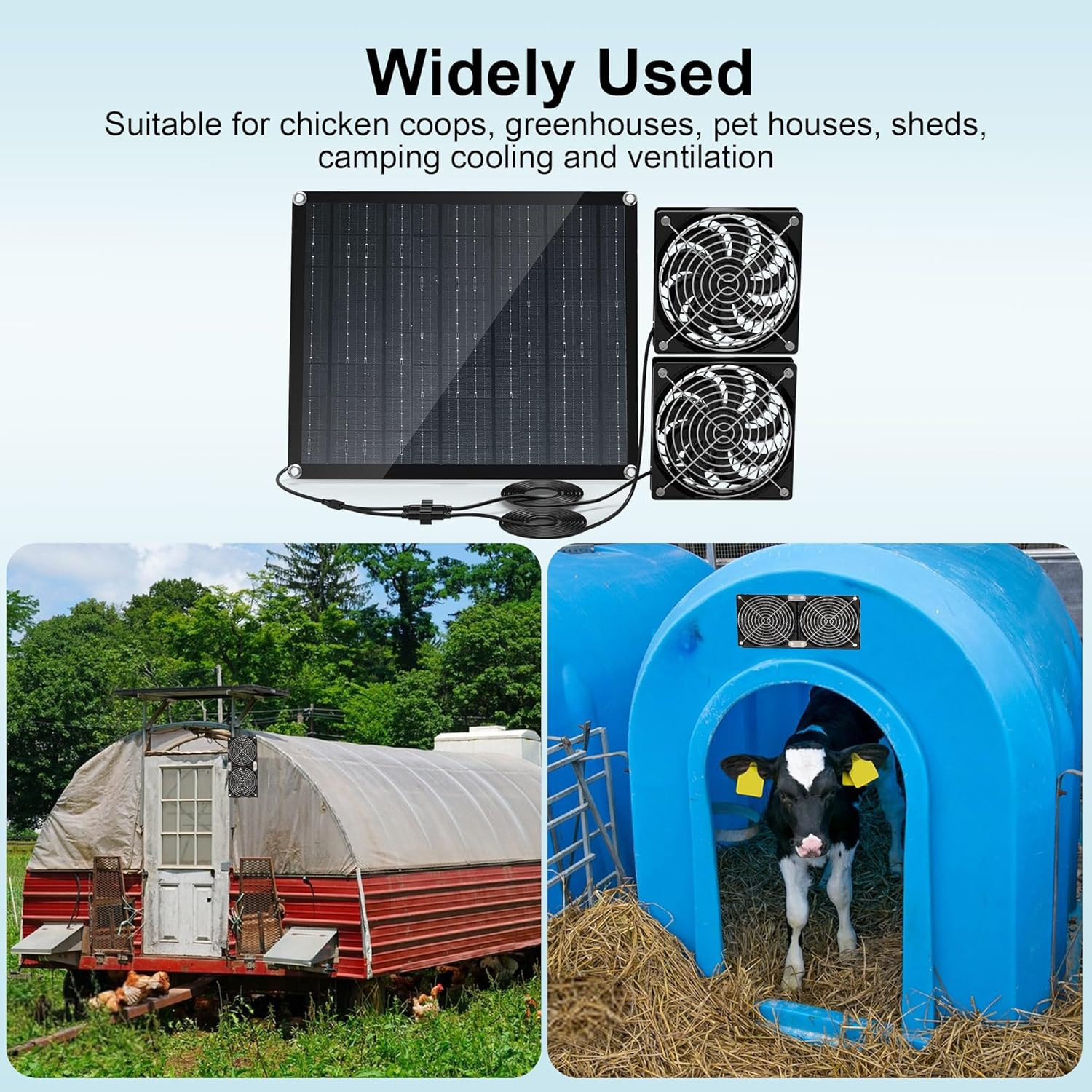 Solar Panel Fan, 30W Solar Fan, Solar Panel Fan Kit, Solar Exhaust Fan, Suitable