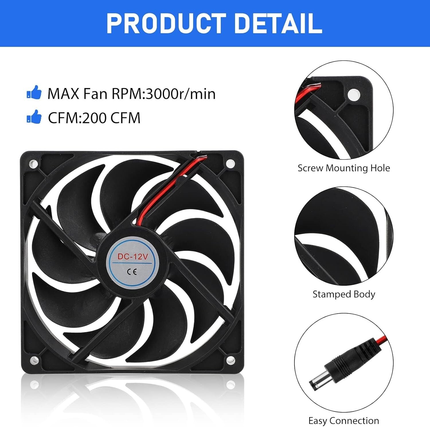 EEEKit Solar Panel Fans Kit, 10W 12V Solar Panel Powered Dual Fan | USA model