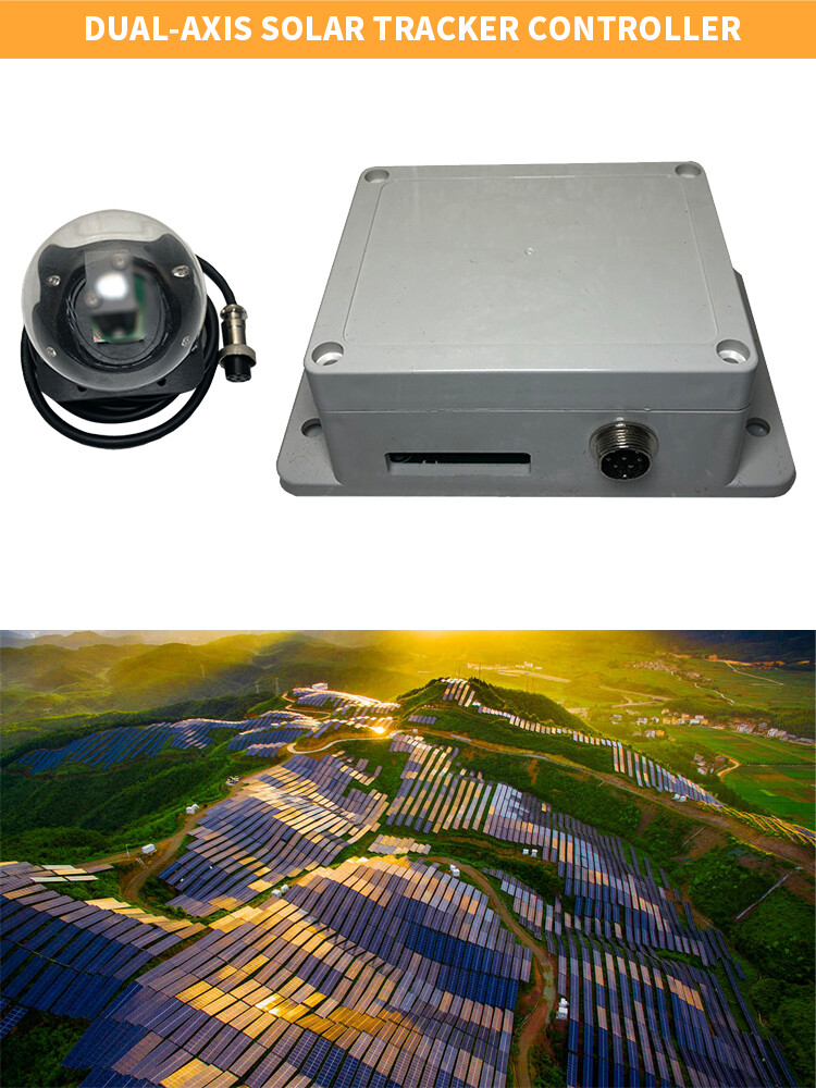 Dual-Axis Solar Tracker Controller Solar Track Support Automatic Manual Working