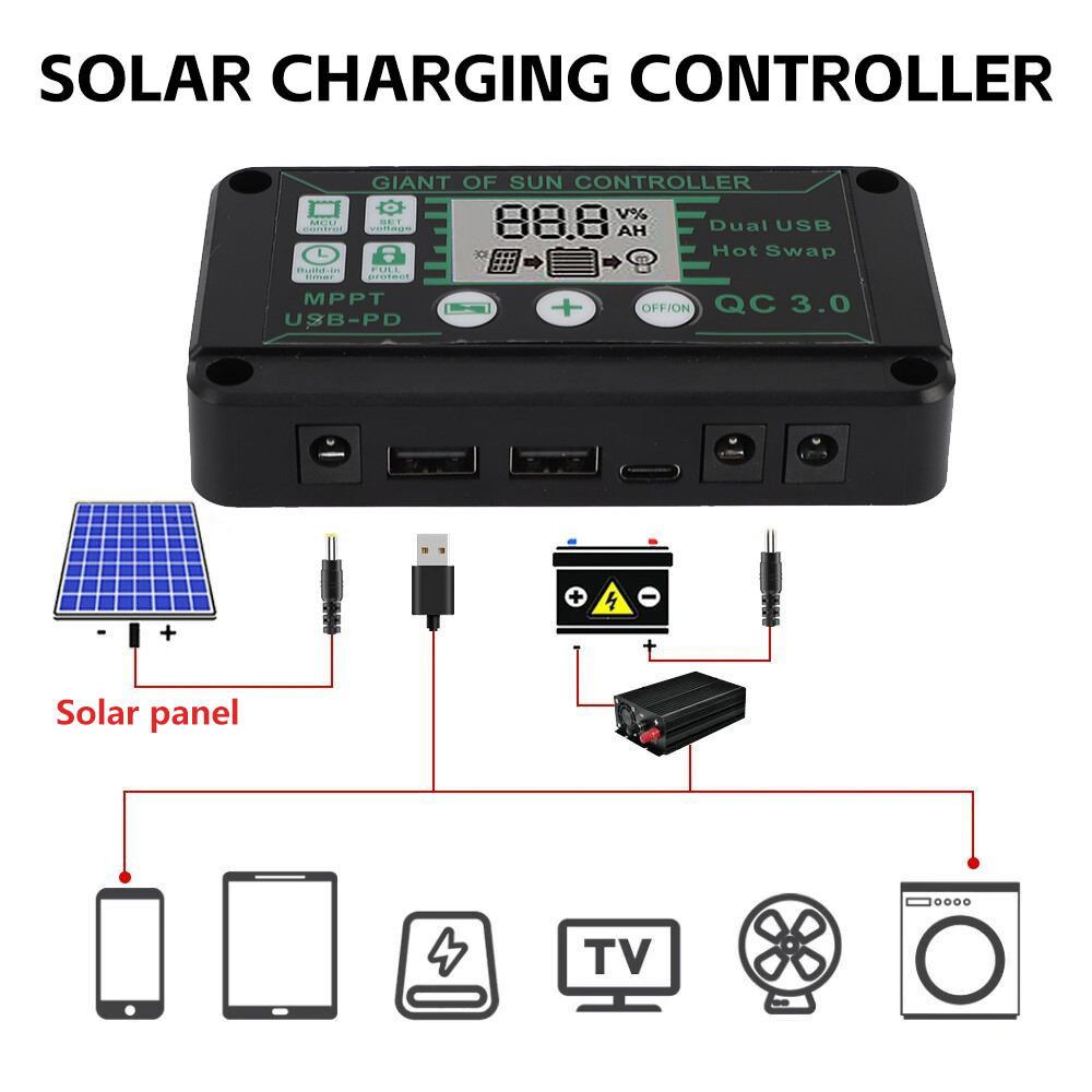 100 200W Flexible Solar Panel Mono 12V Home RV Boat Camping Power Battery Charge