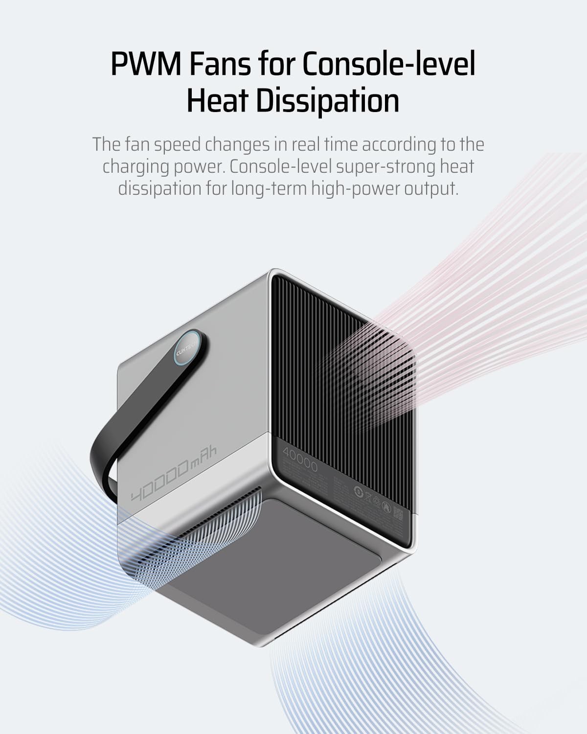 CUKTECH 30 140W Power Bank Station 40,000mAh(4S1P), 144Wh Portable Power Station