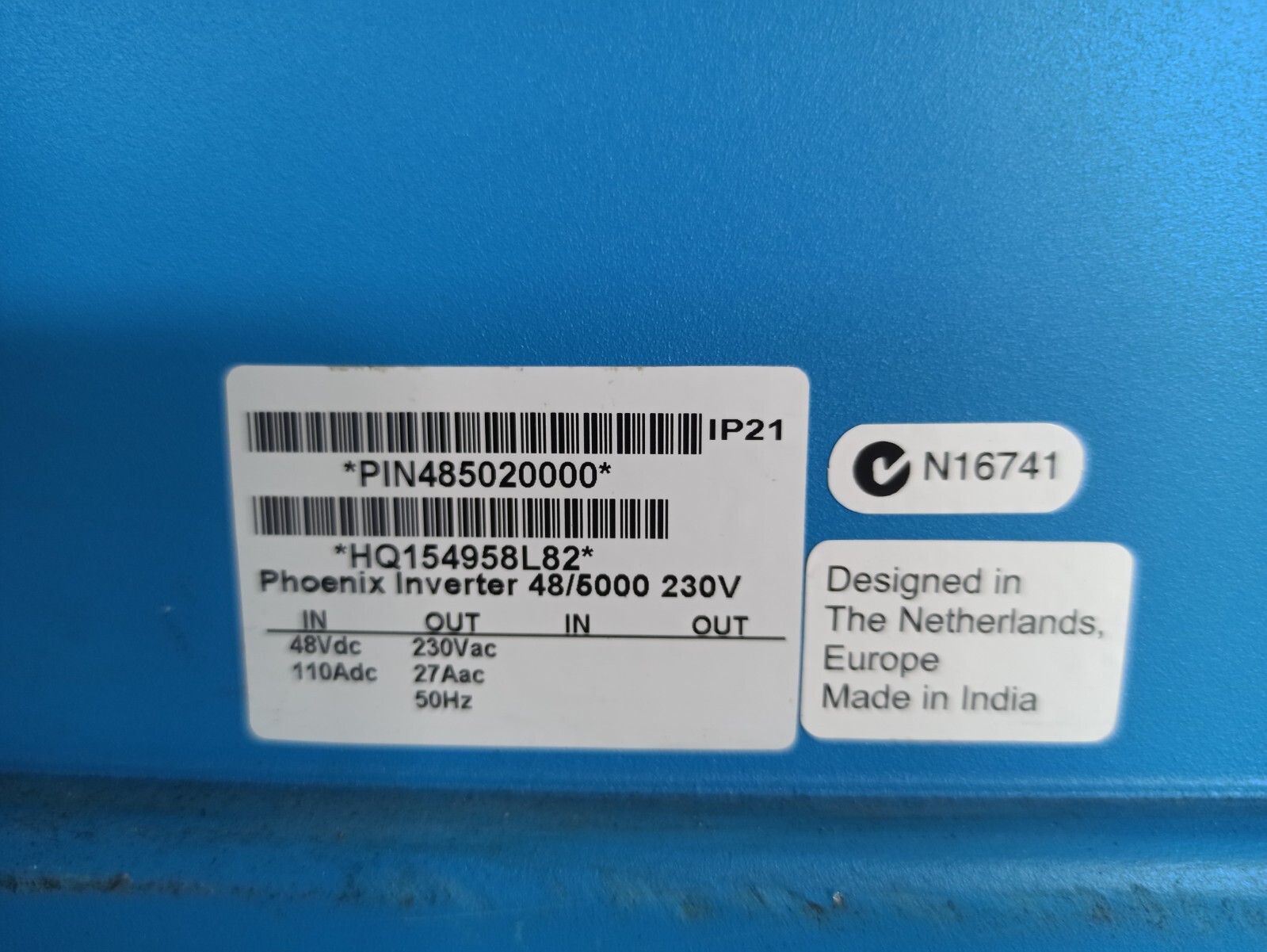 Victron Energy Phoenix 48/5000 – 230V Inverter (USED)