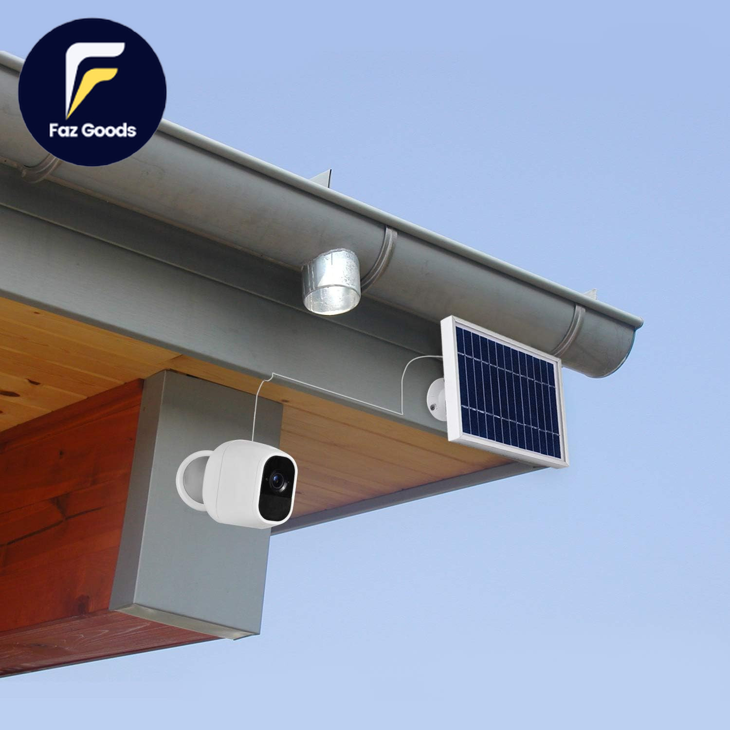 Solar Panel Compatible with Arlo Pro and Arlo Pro2 Camera 11.8Ft Power Cable