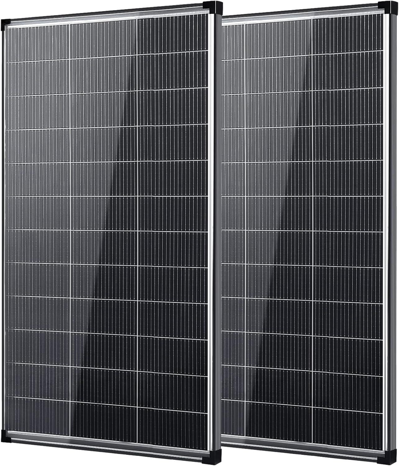 400W Bifacial Solar Panels, 2x200W High-Efficiency Monocrystalline Modules