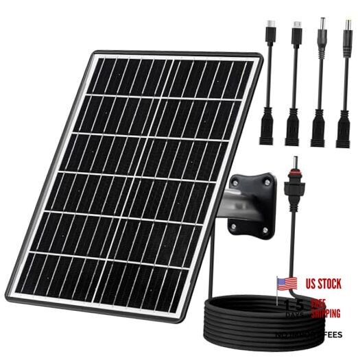 15W Solar Panel Kit with Built-in 16000mAh Battery Voltage: 5V/6V/9V/12V
