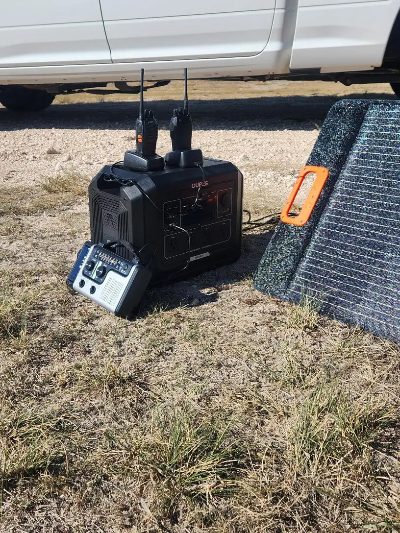 OUPES Mega 1 2000W/1024Wh Portable Power Station Solar Generator Backup Battery