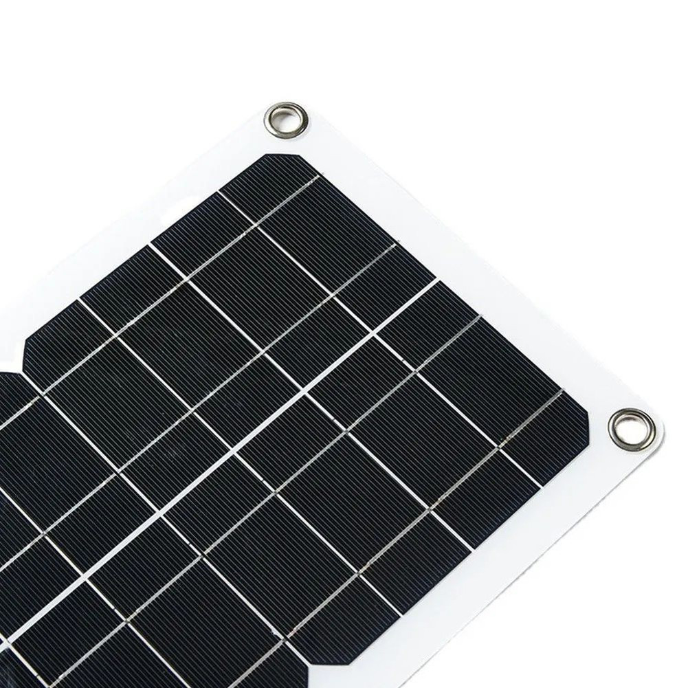 10W Solar Panel Kit for Phones RV Batteries 42cm x 19cm Monocrystalline