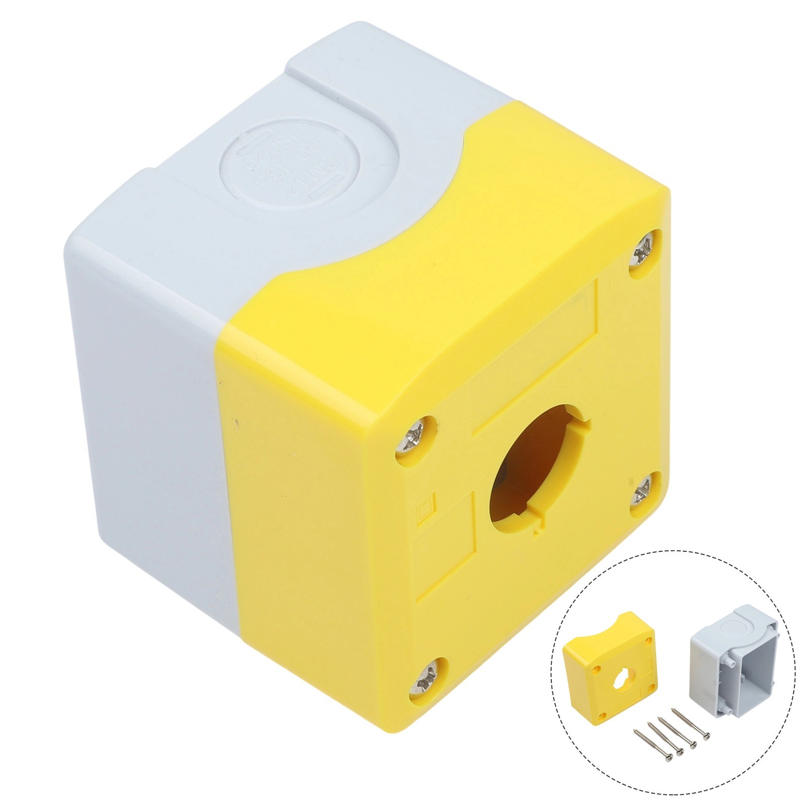 Industrial Push Button Control Box IP65 Waterproof ABS+PC Material Yellow