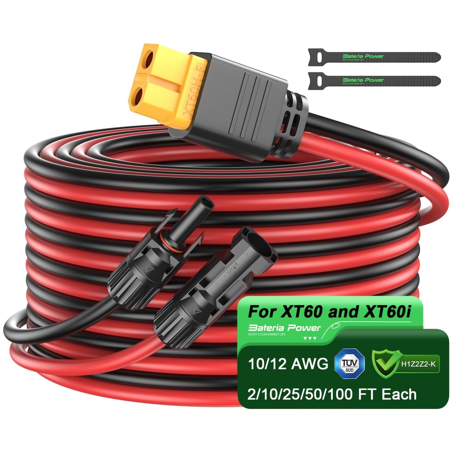 Portable 16.4FT Solar Generator Cable