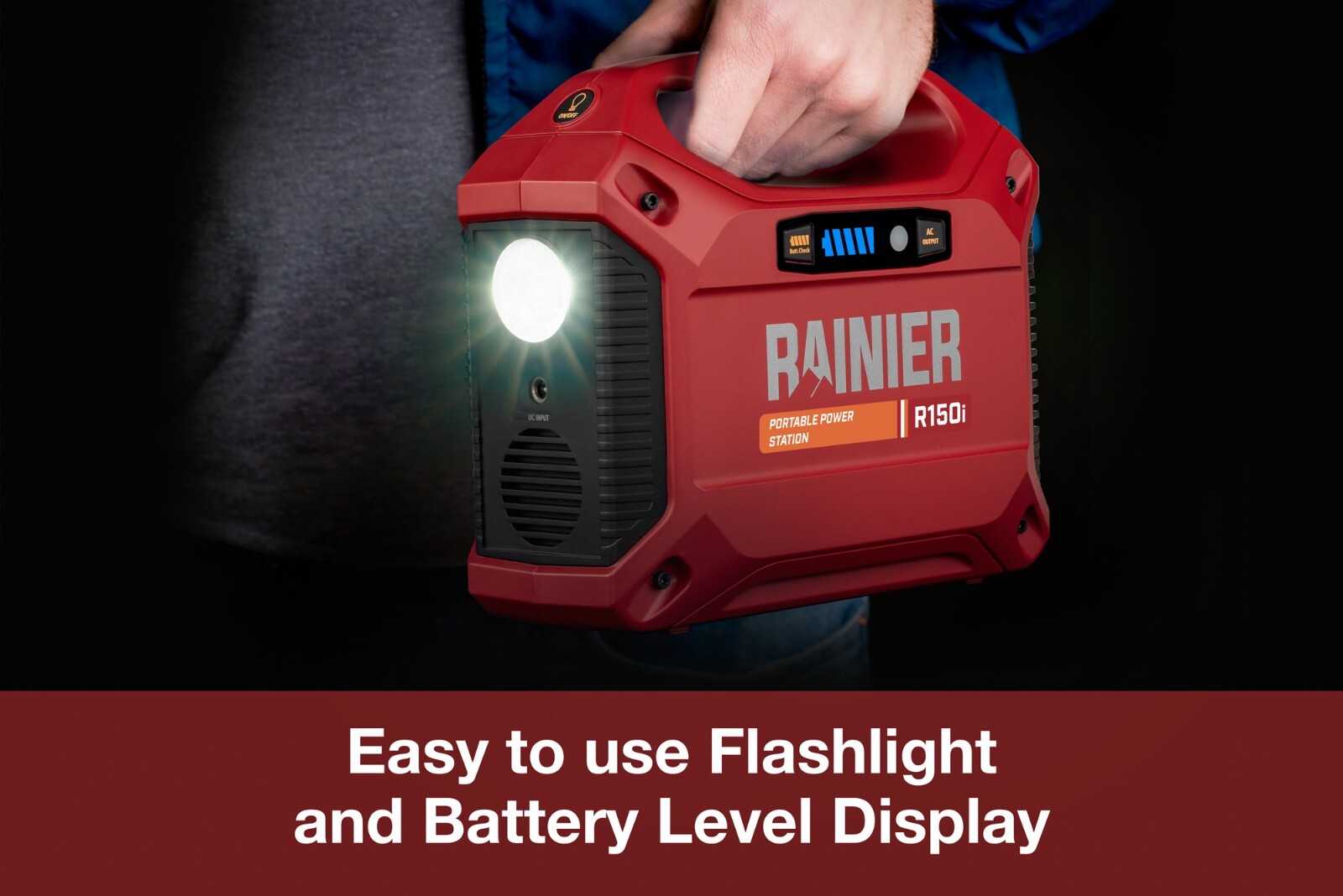 Rainier 150 Watt Portable Power Station 155 Wh Backup Lithium Battery