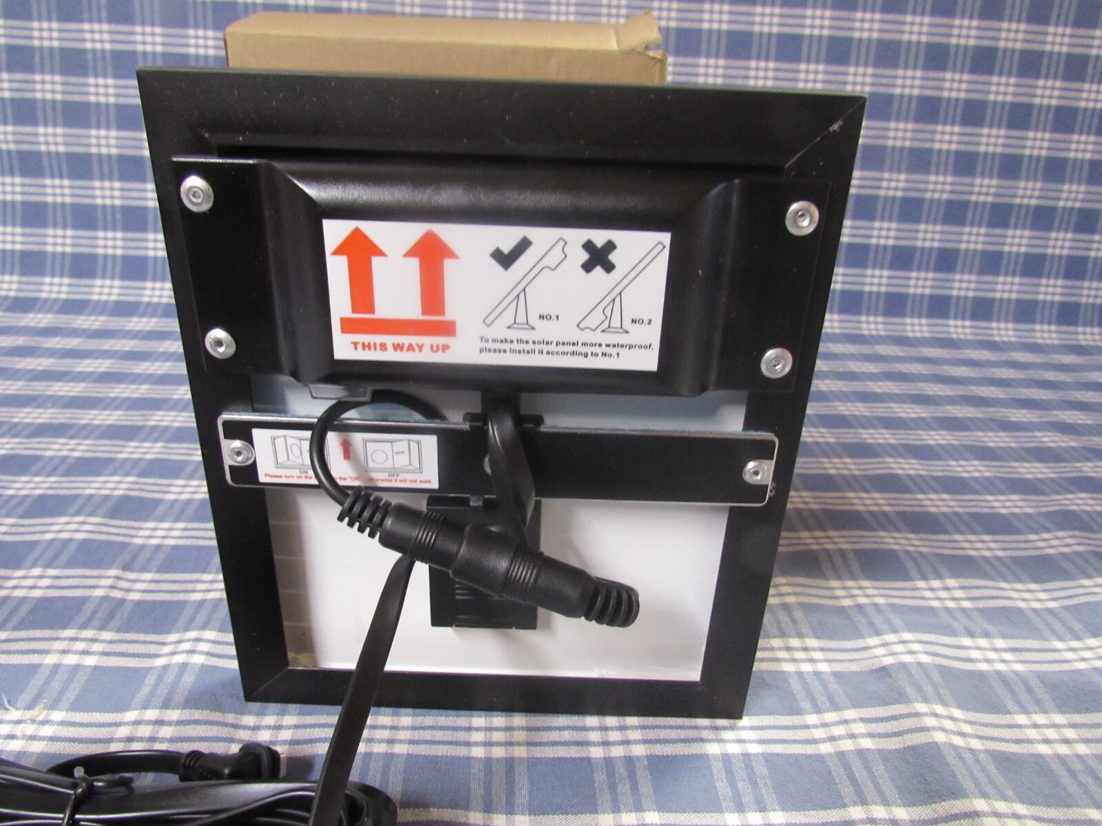 iTODOS Solar Panel for Blink XT & Blink XT2 (New Open Box) FAST FREE SHIPPING.